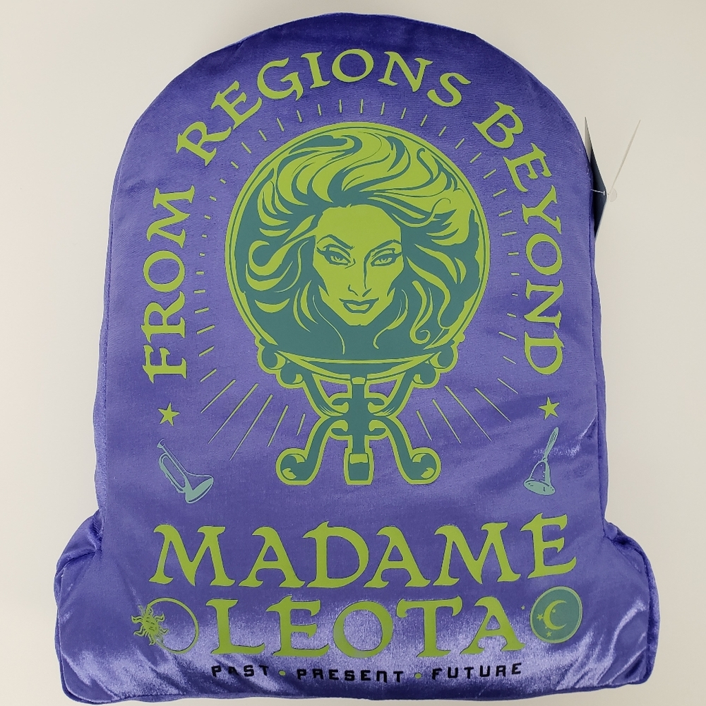 Disney Haunted Mansion Madame Leota Glow in the Dark Tombstone Pillow